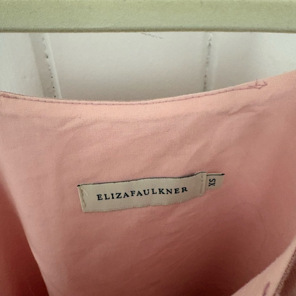 Pink Linen Tig Dress - Picture 5 of 5